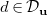 d element of script upper D Subscript bold u
