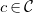c element of script upper C