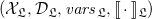 left parenthesis script upper X Subscript German upper L Baseline comma script upper D Subscript German upper L Baseline comma v a r s Subscript German upper L Baseline comma left bracket left bracket dot right bracket right bracket Subscript German upper L Baseline right parenthesis