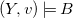 left parenthesis upper Y comma v right parenthesis true upper B
