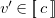 v prime element of left bracket left bracket c right bracket right bracket
