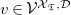 v element of script upper V Superscript script upper X Super Subscript German upper T Superscript comma script upper D