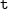 monospace t