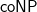 sans serif coNP