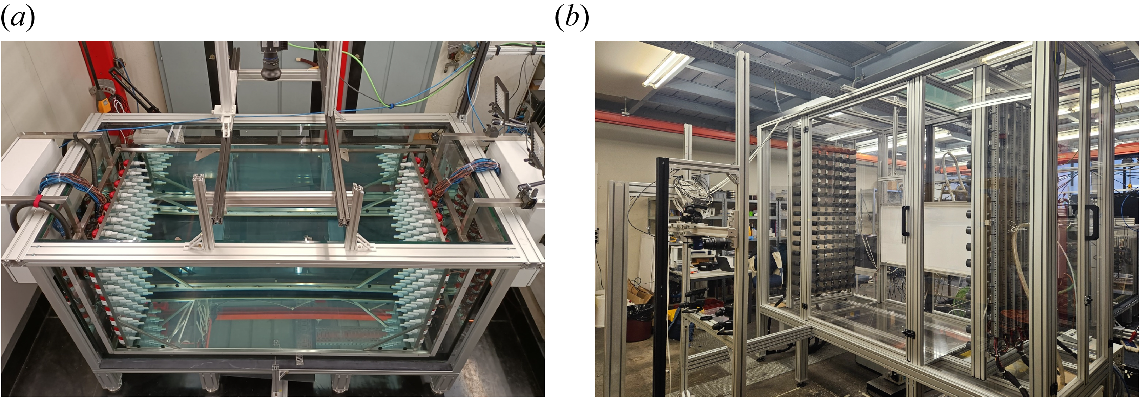 Two turbulence chambers with different working fluids.