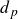 d Subscript p