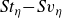 italic St Subscript eta Baseline minus upper S v Subscript eta