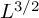 upper L Superscript 3 divided by 2