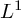 upper L Superscript 1