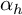 alpha Subscript h