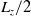 upper L Subscript z Baseline divided by 2
