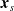 bold italic x Subscript s