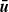 bold italic u overbar