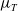 mu Subscript upper T
