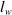 l Subscript w