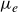 mu Subscript e