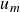 u Subscript m