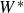 upper W Superscript asterisk