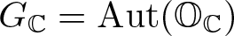 GC equals Aut left parenthesis OC right parenthesis