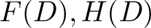 upper F left parenthesis upper D right parenthesis comma upper H left parenthesis upper D right parenthesis