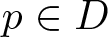 p element of upper D