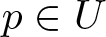 p element of upper U