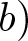 b right parenthesis