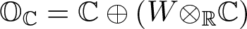 OC equals upper C circled plus left parenthesis upper W circled times RC right parenthesis