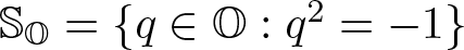 SO equals left brace q element of upper O colon q 2 equals minus 1 right brace