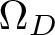 upper Omega upper D