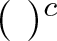 left parenthesis right parenthesis c