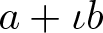a plus iota b