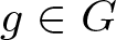 g element of upper G