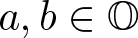 a comma b element of upper O