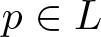 p element of upper L