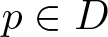 p element of upper D