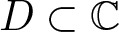 upper D subset of upper C