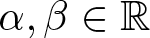 alpha comma beta element of upper R