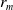 r Subscript m