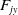 upper F Subscript j y