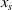 x Subscript s