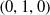 left parenthesis 0 comma 1 comma 0 right parenthesis