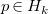 p element of upper H Subscript k