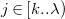 j element of left bracket k period period lamda right parenthesis