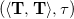 left parenthesis left angle bracket bold upper T comma bold upper T right angle bracket comma tau right parenthesis