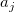 a Subscript j