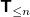 bold-sans-serif upper T Subscript less than or equals n