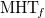 MHT Subscript f