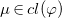 mu element of c l left parenthesis phi right parenthesis
