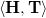 left angle bracket bold upper H comma bold upper T right angle bracket